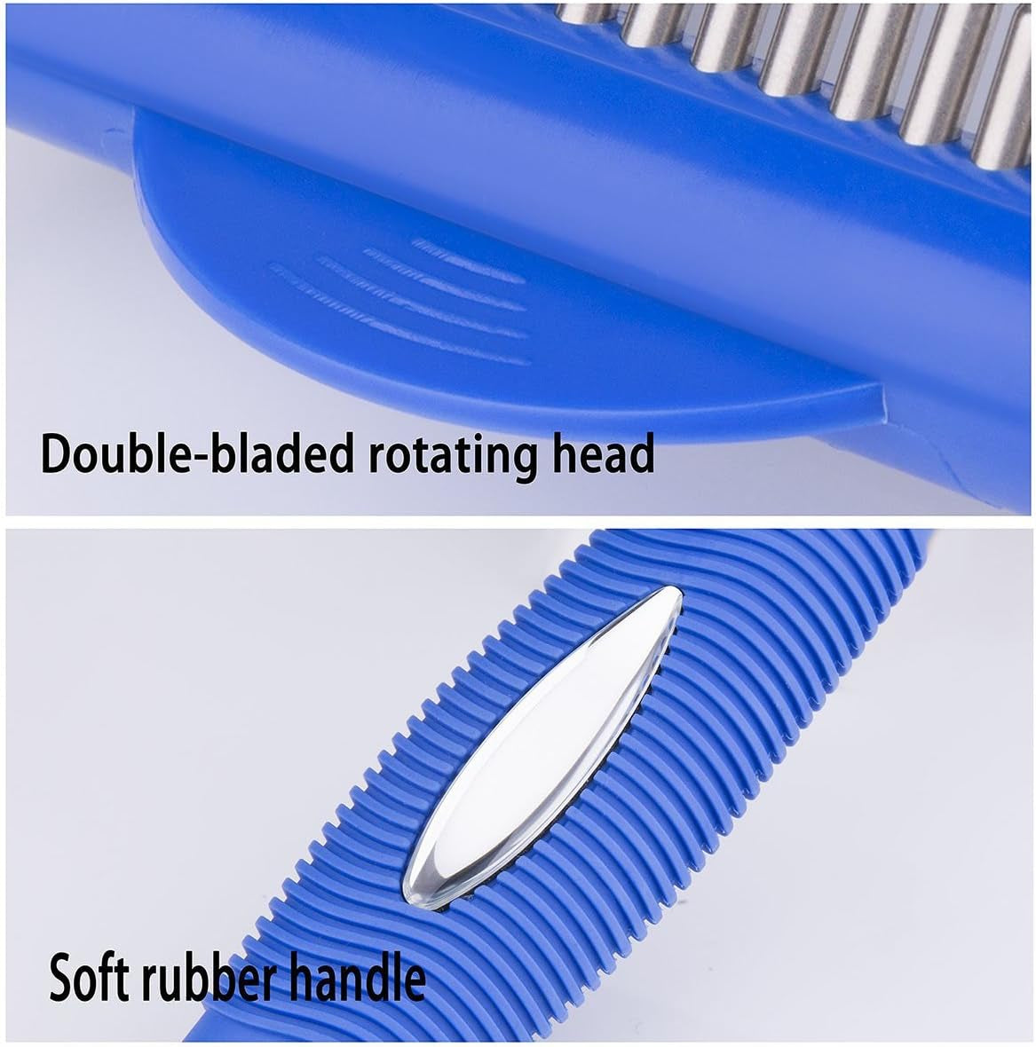 Deshedding and Grooming Tool for Dogs, Cats, and Horses: Versatile Undercoat Rake, Brush, and Comb