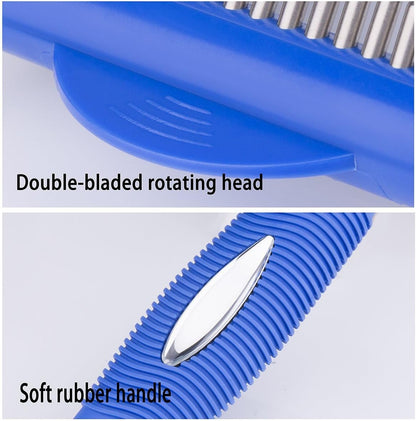 Deshedding and Grooming Tool for Dogs, Cats, and Horses: Versatile Undercoat Rake, Brush, and Comb