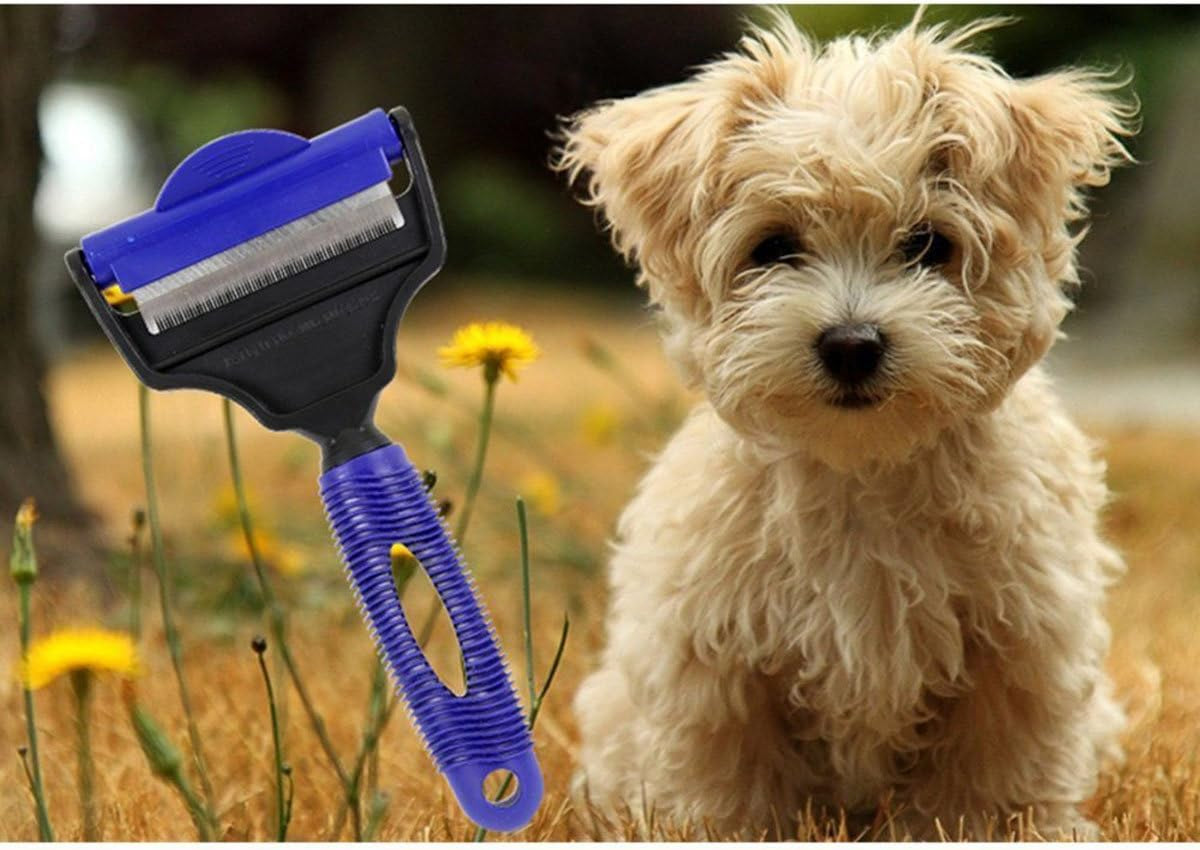 Deshedding and Grooming Tool for Dogs, Cats, and Horses: Versatile Undercoat Rake, Brush, and Comb